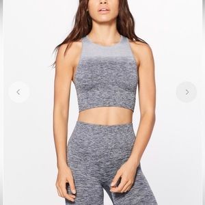 Lululemon Balance & Resist Crop Tank Ombré Size 2